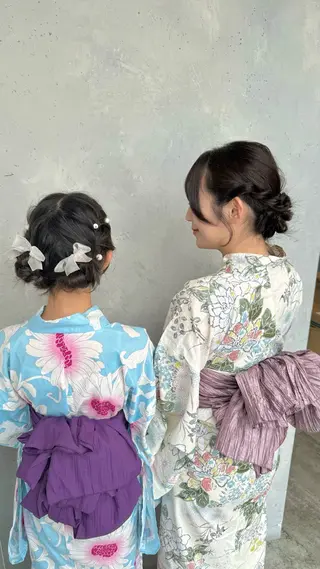 ヘアアレンジ レイヤーカット✂︎池 袋個室サロンkumaのヘアスタイル