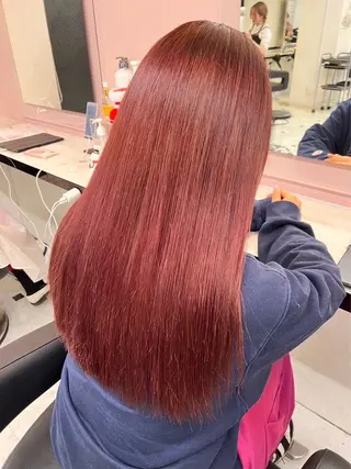 ロング カラー みう/仙台/暖色/ 艶髪/顔周りカット/のヘアスタイル