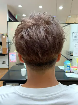 カラー メンズ カットモデル募集 いさかのヘアスタイル