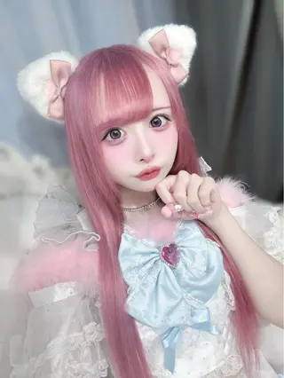 ロング カラー ハイトーンエクステ 🎩カズキ🎩のヘアスタイル