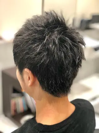 ショート メンズ RUBEUS【ルベウス】所属・✨艶々カラー🎨 杉本賢人のヘアスタイル