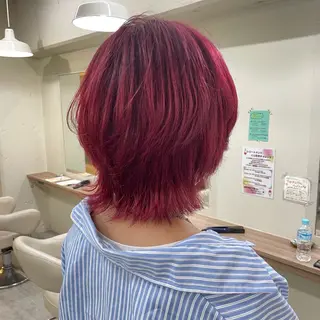 カラー Nest千葉颯 パーマモデル募集のヘアスタイル