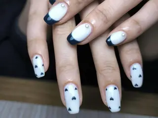 ネイル 🤎mini 🤍可愛らしいネイルのネイルデザイン