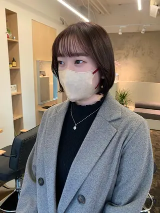 ショート カラー yupi🐈‍⬛ レイヤー/パーマのヘアスタイル