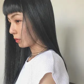 ロング カラー FRAME所属・FRAME/髪を育 てる/大人デザインのヘアスタイル