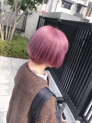 ショート カラー 🧸ミルクティー🧸 kousei🧸のヘアスタイル