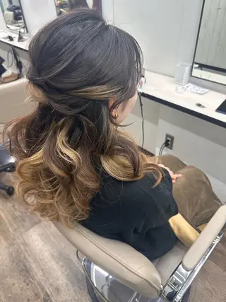 ヘアアレンジ ⟡.·mamiya 縮毛矯正/ヘアセットのヘアスタイル
