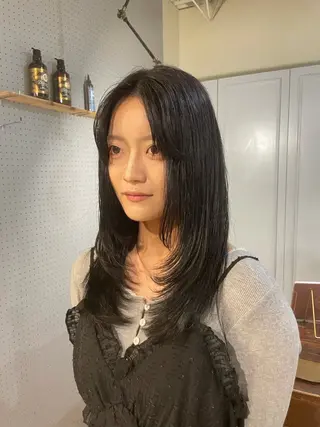 ミディアム カラー 🤩噂のMr.髪ポジ ティブ®️yu🤩のヘアスタイル