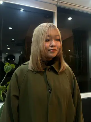 ミディアム 似合わせパーマ/ メンズパーマ/しゅうのヘアスタイル