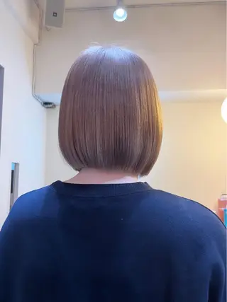 ミディアム カラー ハイトーンカラー 🦋yuri🦋のヘアスタイル
