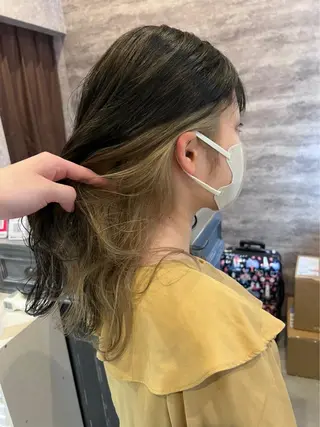 セミロング カラー 🫟Blanco🫟 Color&Careのヘアスタイル