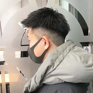 パーマ メンズ Le'a所属・渋谷/フェード/ 國分 翔のヘアスタイル