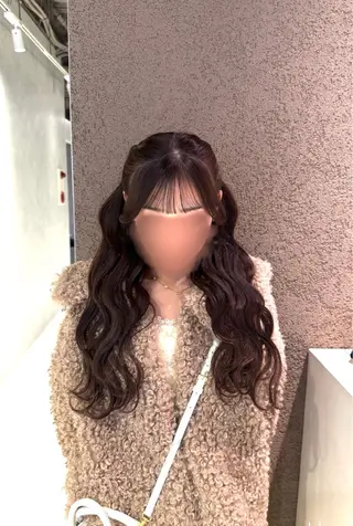 ロング ヘアアレンジ ヘアアレンジ/ カラー/hazukiのヘアスタイル