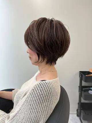 ショート 似合わせスタイル 岡田勇哉のヘアスタイル