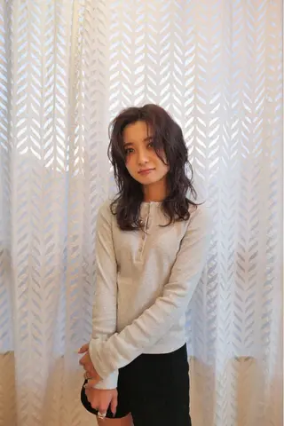 ミディアム パーマ パーマ/藤沢 湘南/HYOのヘアスタイル