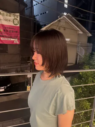ミディアム 💞m.slash YUIのヘアスタイル