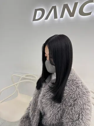 ロング カラー 中韓レイヤー/ ブラウン🤎はやとのヘアスタイル