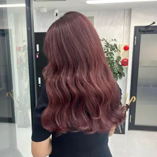 ロング カラー シールエクステ特化 ハイトーン、NANAのヘアスタイル