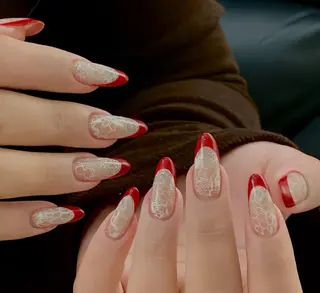 ネイル By moonネイル 🌷ワンホン/韓国風のネイルデザイン