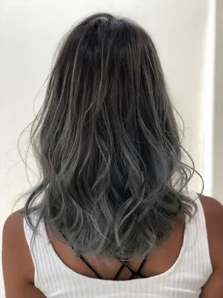 ミディアム 韓国風/オシャレ /縮毛矯正/滝口琴未のヘアスタイル