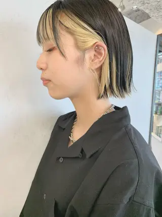 ミディアム ili心斎橋所属・韓国レイヤーカット KOUKIのヘアスタイル