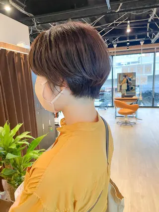 ショート カラー 髪質改善/ブリーチ 田代 龍我のヘアスタイル