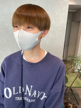 ミディアム メンズ XENA表参道 MIKUのヘアスタイル