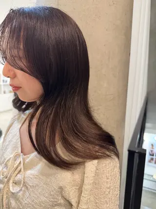 セミロング ｔa k k e ｙｕのヘアスタイル