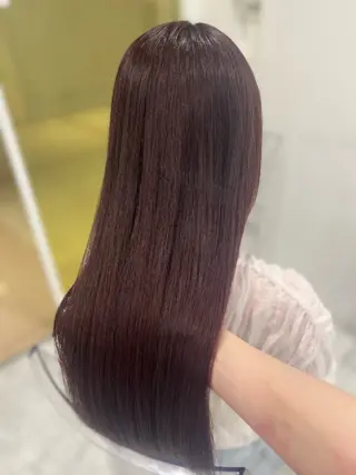 ロング カラー ガーリー♡女の子っぽ ヘア♡ピンクカラー♡のヘアスタイル