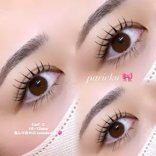 マツエク・マツパ Mell Yuuna ♡パリエク /束感のマツエク・マツパデザイン