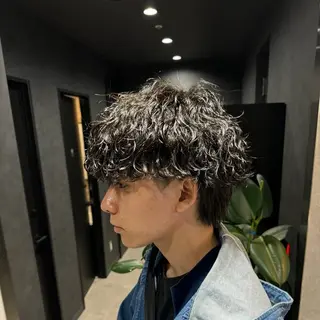 ショート 🔥シャドウパーマ 特化🔥勇斗のヘアスタイル