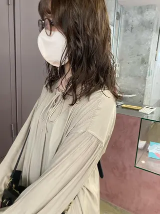 ミディアム カラー パーマ 小木曽智美 /ボブ/ショートのヘアスタイル