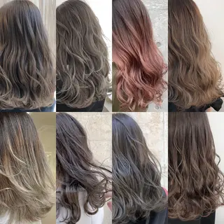 セミロング カラー SALOWIN神戸三宮East店所属・【透明感、艶髪】西村 有司のヘアスタイル