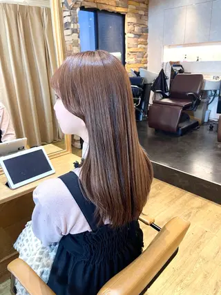 ロング カラー 🌸shuka／艶髪 ／ハイトーン/新宿のヘアスタイル