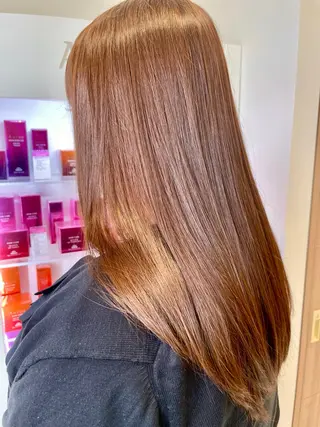 ロング ショートヘアカラー 山本のヘアスタイル