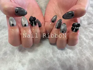 ネイル ネイルリボン 石田のネイルデザイン