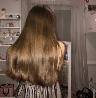 カラー 🥯縮毛/レイヤー/ ベージュヘア🥯のヘアスタイル