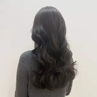 ロング カラー ヘアアレンジ キヨミ 韓国レイヤーカットのヘアスタイル