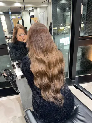 セミロング RAF TOKYO 薬院店所属・RAFTOKYO薬院 RUIのヘアスタイル