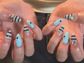 ミディアム 小川 柚香のネイルデザイン