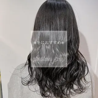 セミロング カラー 新宿/韓国風レイヤー 髪質改善/渋谷直樹のヘアスタイル