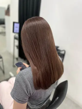 カラー 透明感ベージュ🤎 manami👒🌿のヘアスタイル