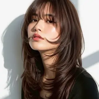 ロング カラー Wカラー/髪質改善/ 艶カラー🩶Sanaのヘアスタイル