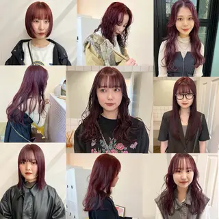 ミディアム カラー arisa/暖色 /伏見/レイヤーのヘアスタイル