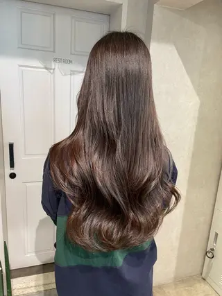 ロング カラー ナチュラル透明感🌱 小山美樹子のヘアスタイル