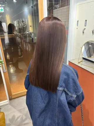 セミロング リキ/髪質改善 /縮毛矯正🫧のヘアスタイル