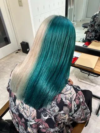 セミロング カラー collet矢島/ ブリーチ指名No.1のヘアスタイル