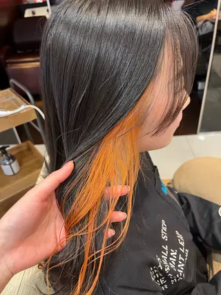 ミディアム カラー なつな/ 透明感カラーのヘアスタイル