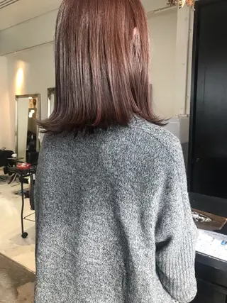 セミロング カラー 柔らか質感/髪質改善 ⚡️Ren⚡のヘアスタイル