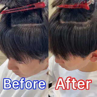 パーマ メンズ メンズ縮毛矯正 ♠️店長下平隼人のヘアスタイル